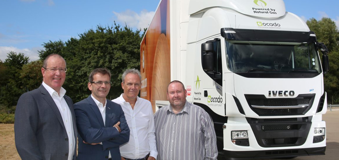 Online Supermarket Ocado Takes On 29 IVECO Stralis NP CNG Trucks In UK’s Largest Ever Single Order.